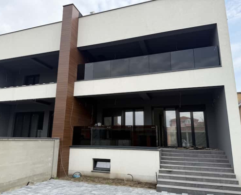 Staklene ograde na podni profil 7
